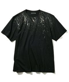ACANTHUS(アカンサス) スプラッシュTシャツ / Splash Tee / BLACK