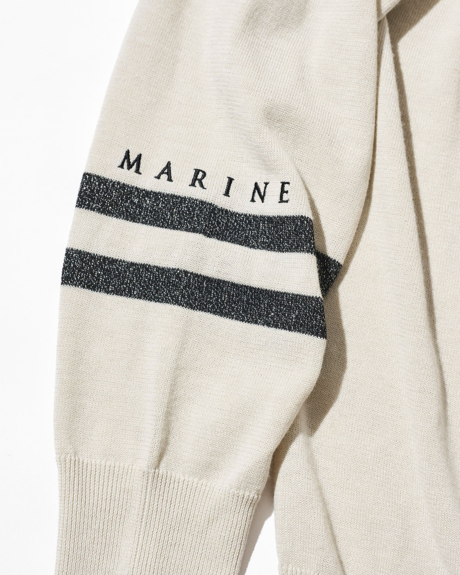 ☆先行予約☆muta MARINE × ACANTHUS  / ニットカーディガン / muta knit cardigan / LIGHT BEIGE【MA2725】