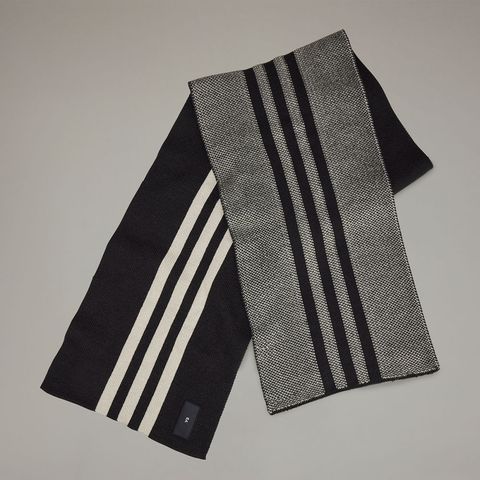 ストライプス スカーフ マフラー / Y-3 STRP SCARF / BLACK  [IY9275-ACCA25]