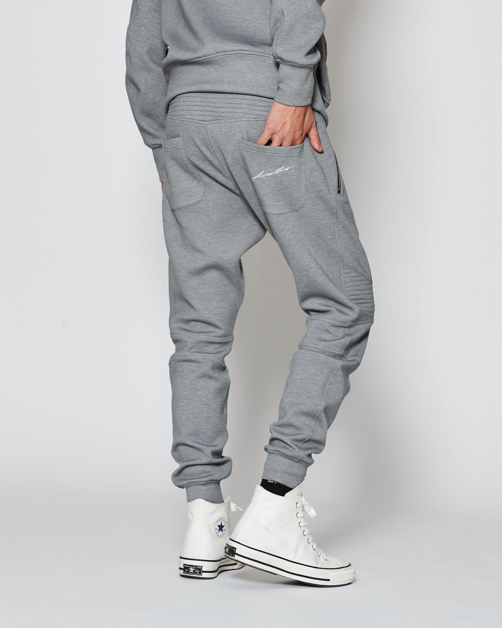 Double-knit Biker Pants / バイカーパンツ / GRAY 【DK2501P】