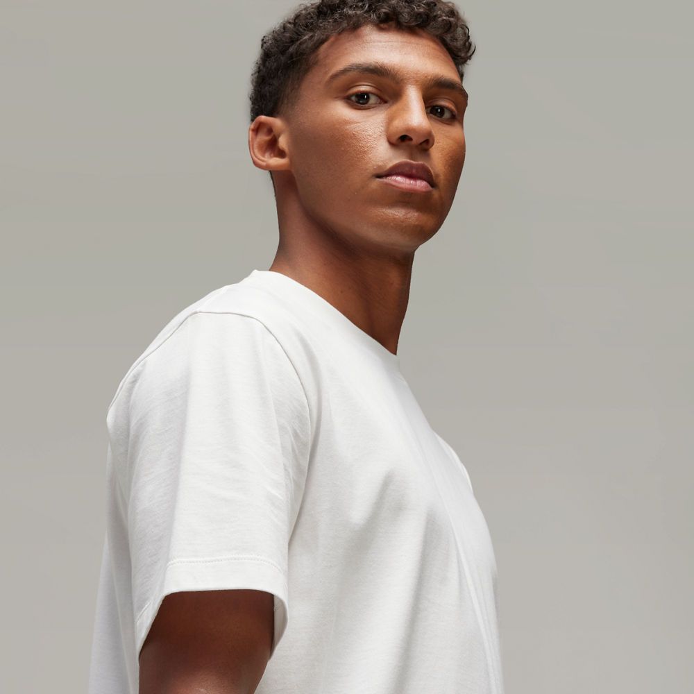 Tシャツ・カットソー Y-3 SS25 CLASSIC OVER TEE (JM7817 WHITE) adidas Y-3 Boxy Short Sleeve Tee - White | adidas Singapore