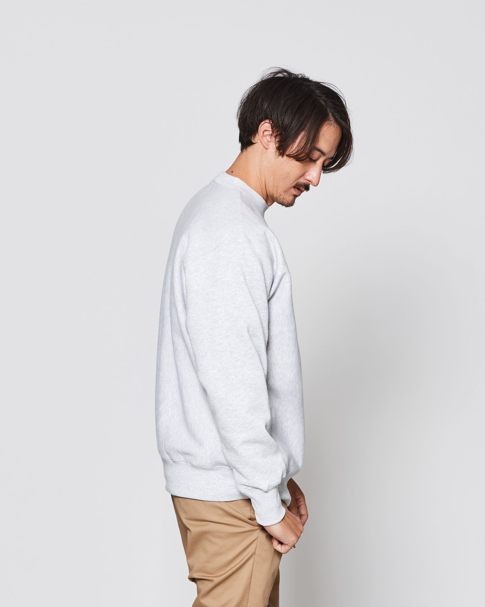 ☆先行予約販売2025年9月下旬～10月下旬頃入荷予定☆ ACANTHUS × muta MARINE / muta sweet muta Crewneck Sweatshirt / スウェット / GRAY 【MA2546】