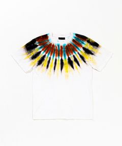 アーチタイダイTシャツ / Arch Tie-dye Tee / WHITE/ORANGE