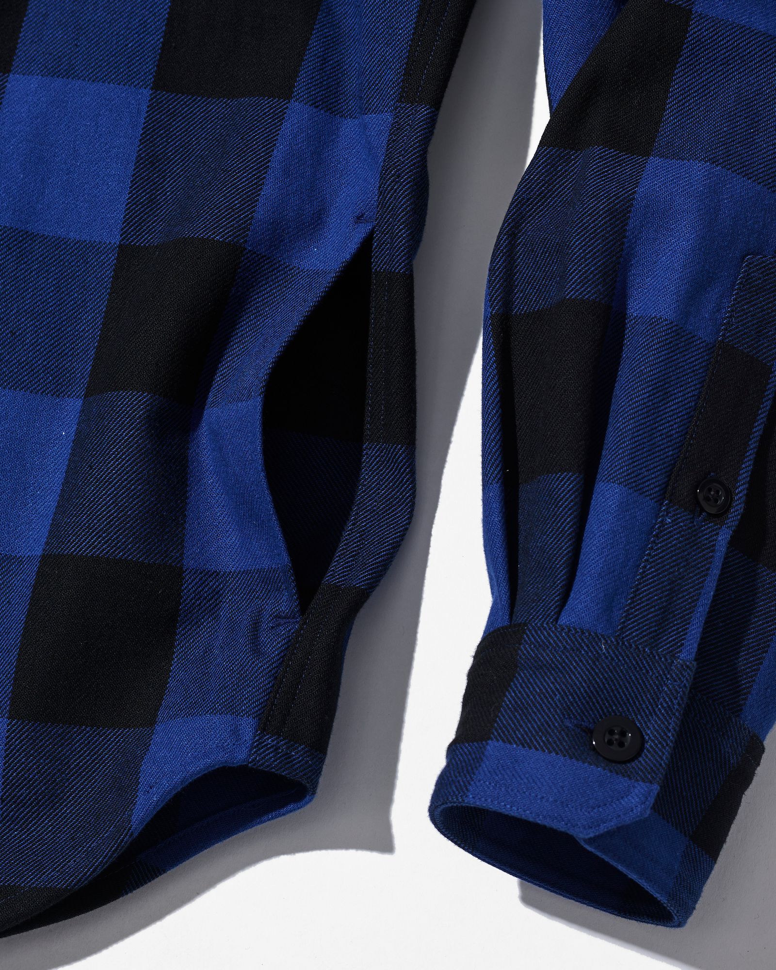 ☆先行予約☆ muta MARINE × ACANTHUS / チェックシャツ / Check Shirts / BLUE CHECK 【MA2668】