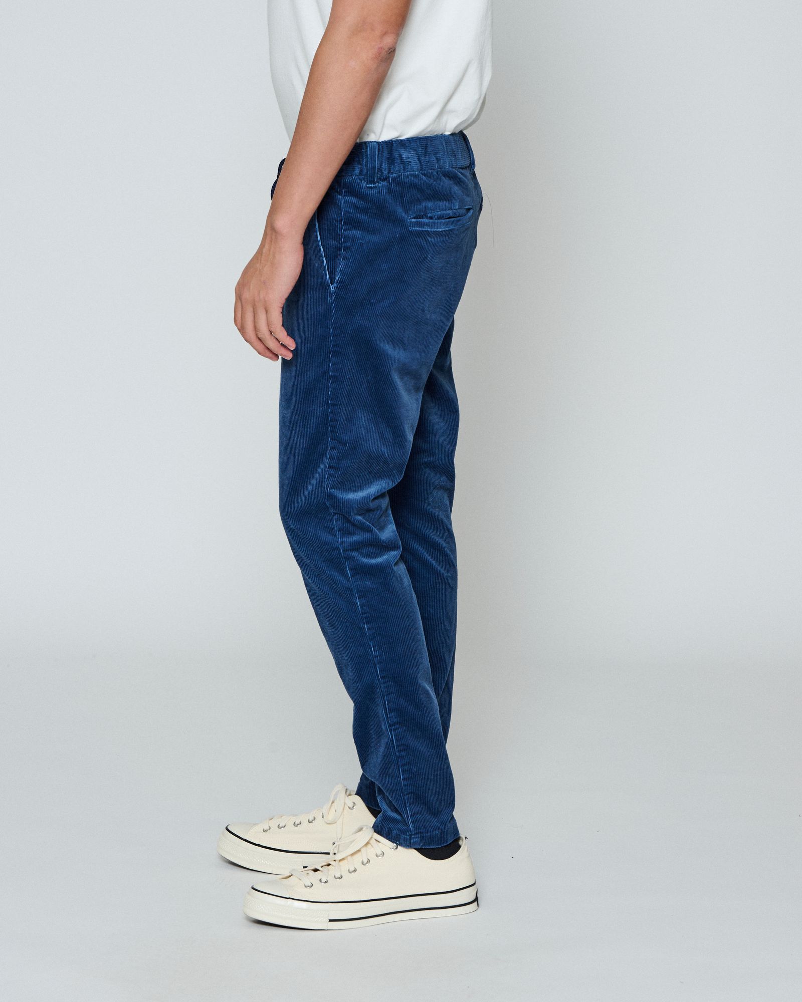 ☆先行予約☆ コーデュロイ イージータイトパンツ /  Corduroy Easy Tight Pants / BLUE 【PT2504C】