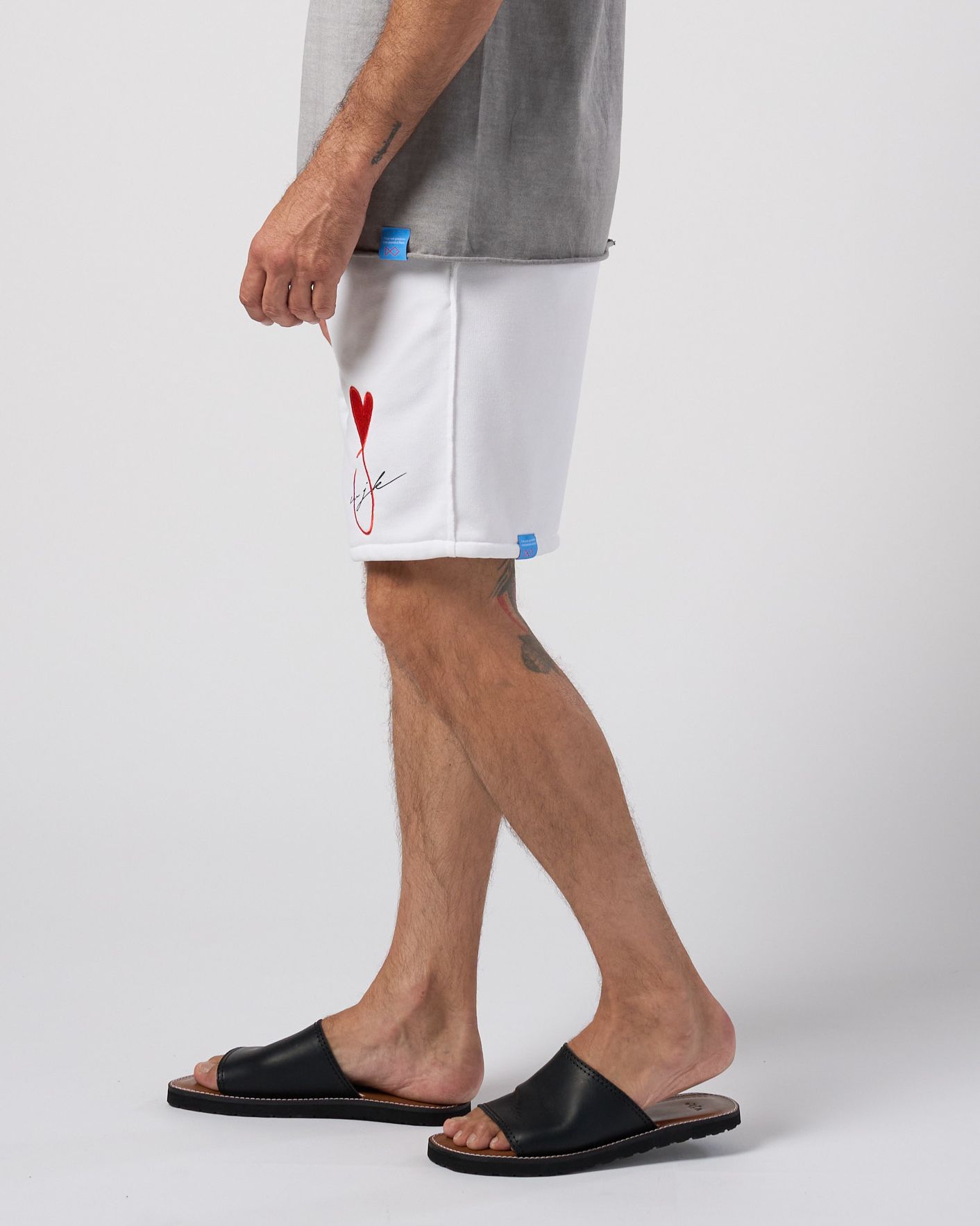 ☆先行予約☆Maison Honoré Paris× wjk  / ハートフィッシュフレンチテリーショーツ / heart fish dry french terry shorts / white 【505 hw03k】