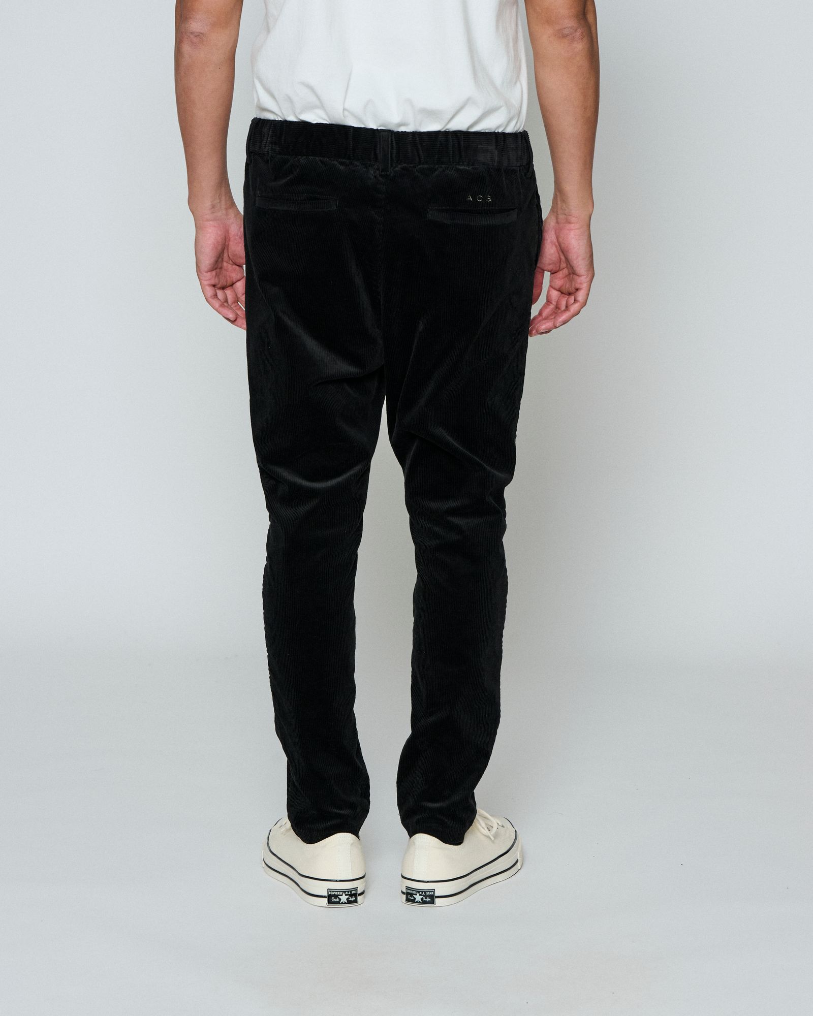 ☆先行予約☆ コーデュロイ イージータイトパンツ /  Corduroy Easy Tight Pants / BLACK【PT2504C】