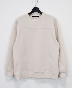 JOGGY ワッフル 切替クルー  / オフ[86004]