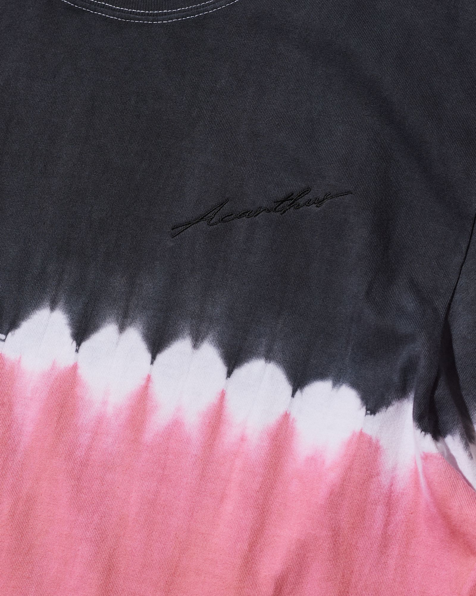 ☆先行予約☆ タイダイTシャツ  /  Contrast Tie-dye Tee / PINK BLACK【CT2604】