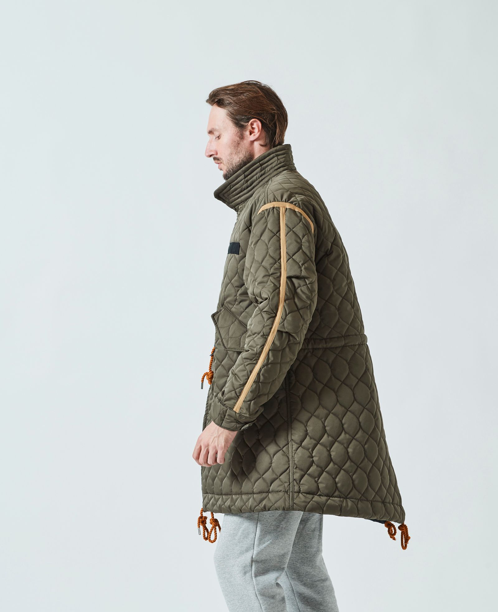 Quilting Mods Coat / OLIVE 【CO2301】