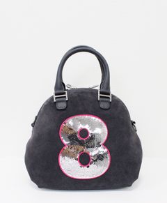 スエード 8バッグ (MINIサイズ)  / グレー [MUSG-241113]