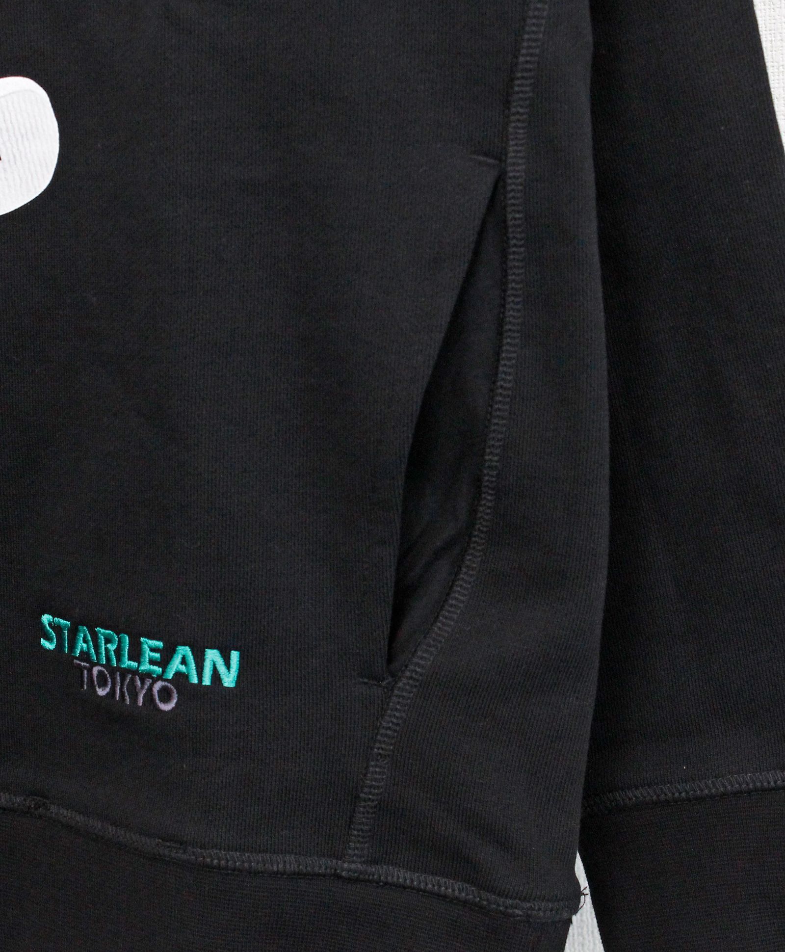 プルオーバーパーカー / SWALLOW LOGO BABY HOODIE / BLACK  [SLPP157]