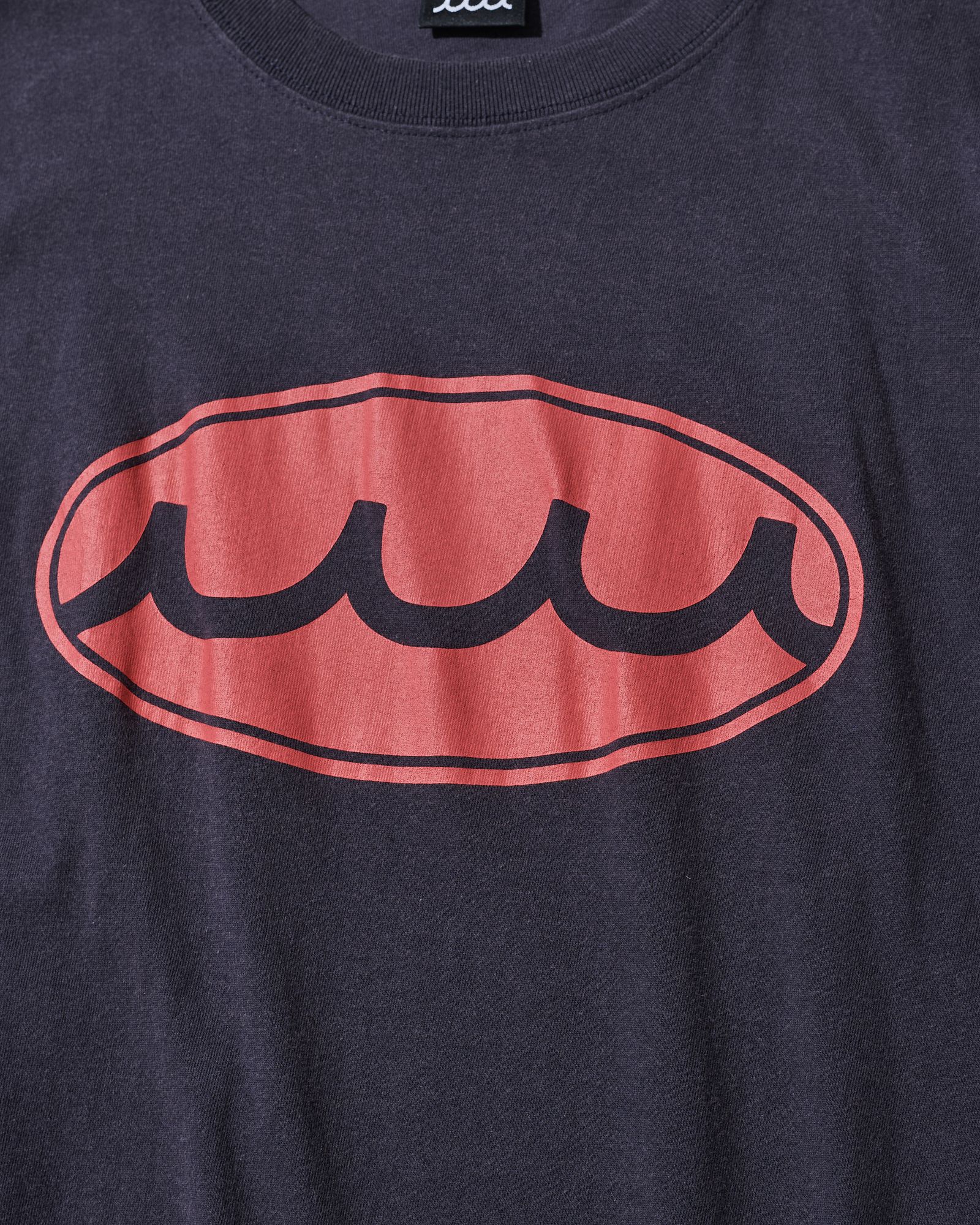 ☆先行予約☆muta MARINE × ACANTHUS  / エイジングサークルロゴTシャツ  /  Aging Circle Logo Tee / NAVY【MA2613】