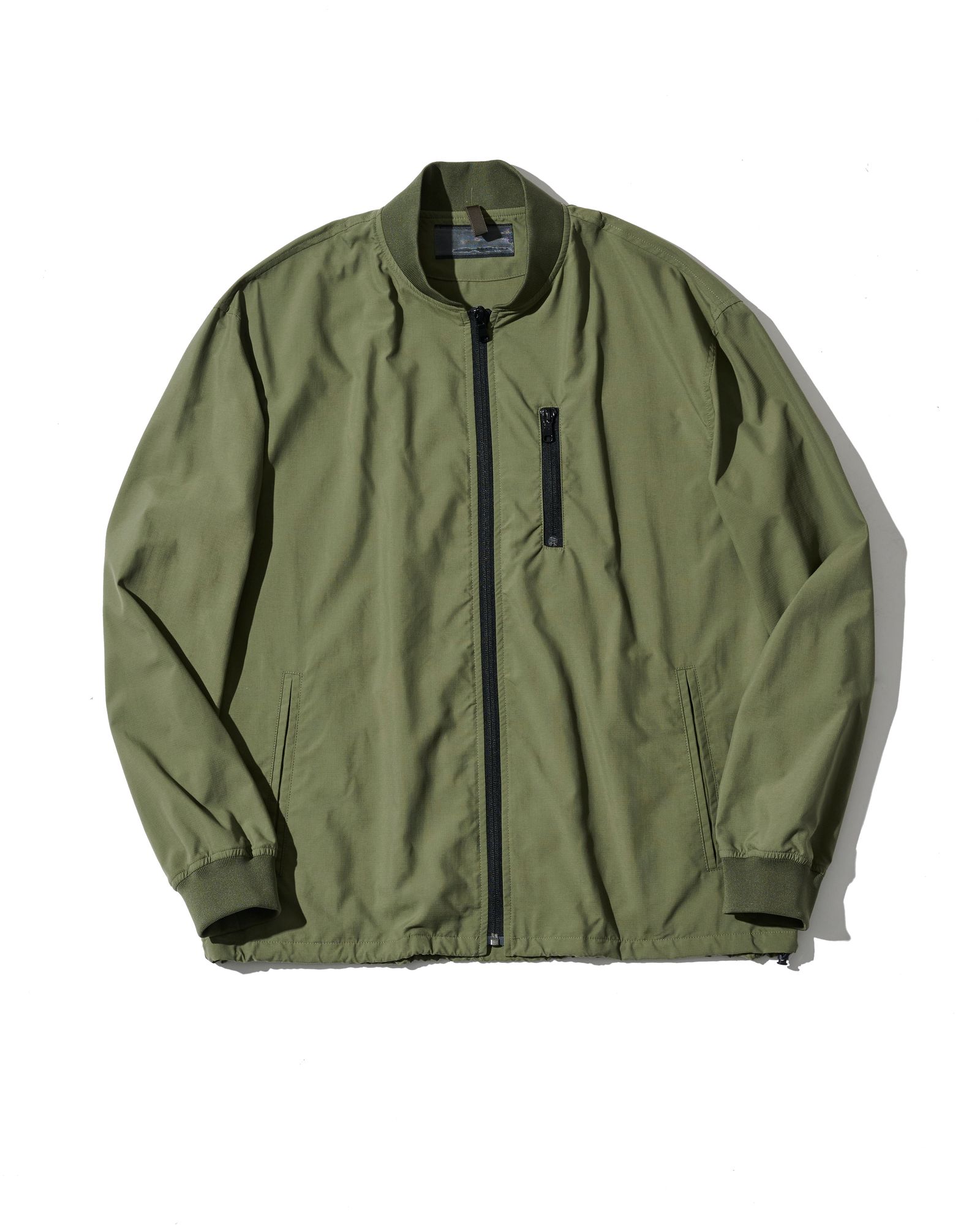 ☆先行予約☆ SUPPLEX® ナイロン ジップジャケット  /  SUPPLEX® Nylon Contrast Zip Jacket / OLIVE 【JK2703】