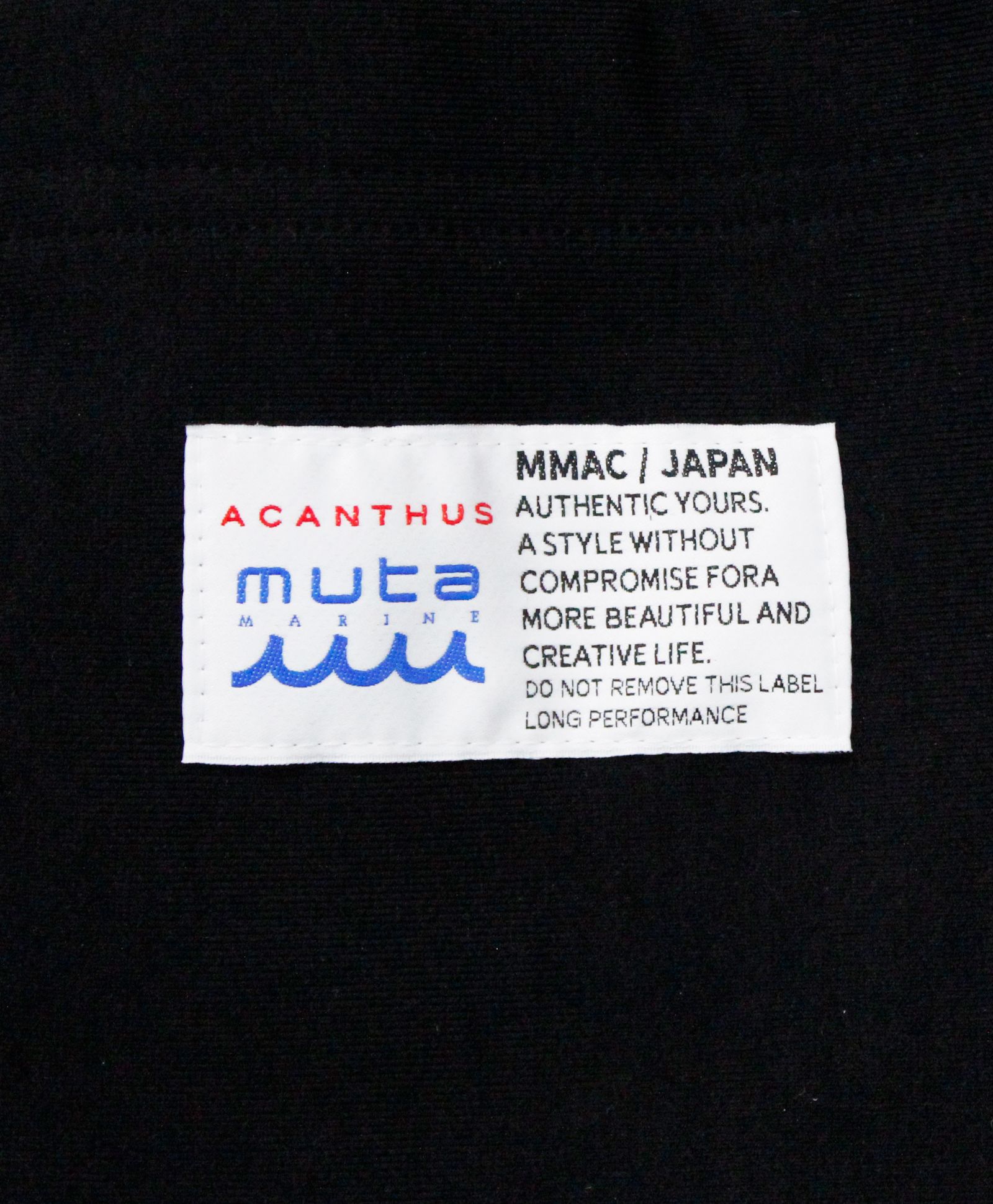 ⭐︎femt LIMITED⭐︎ muta MARINE ×  ACANTHUS / muta HEAT PERFORMA Biker Pants / ヒートパフォーマバイカーパンツ / BLACK 【MA2533SP】