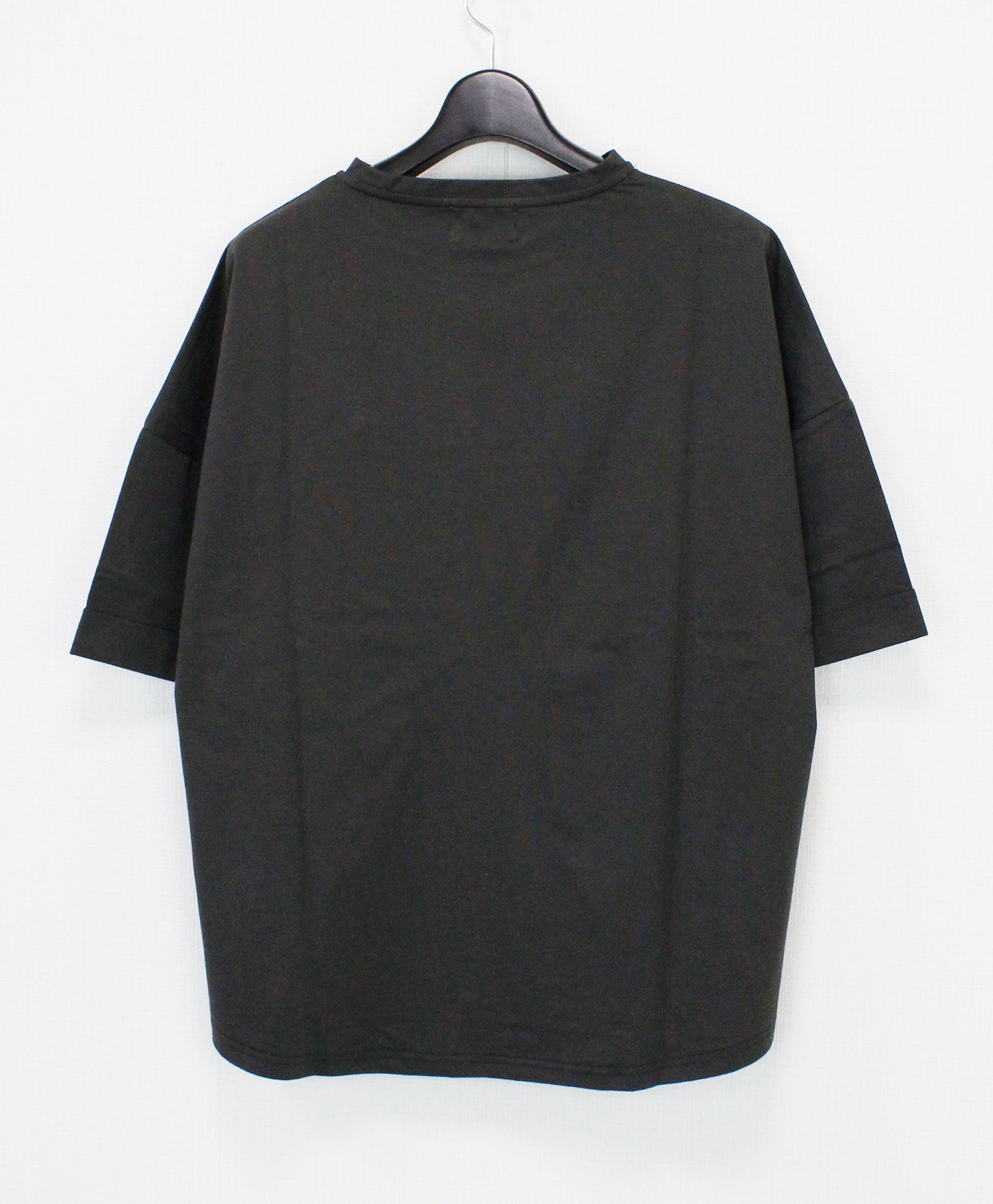 胸ポケットZIPショートスリーブTシャツ / チャコール【341038】