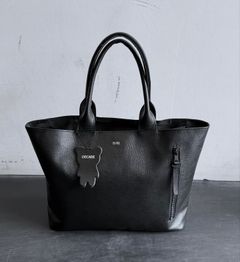 12ポケット トートバッグ 防水レザータイプ   / Water Proof Leather 12Pocket  Tote Bag / B-BK [0DCD-1541]
