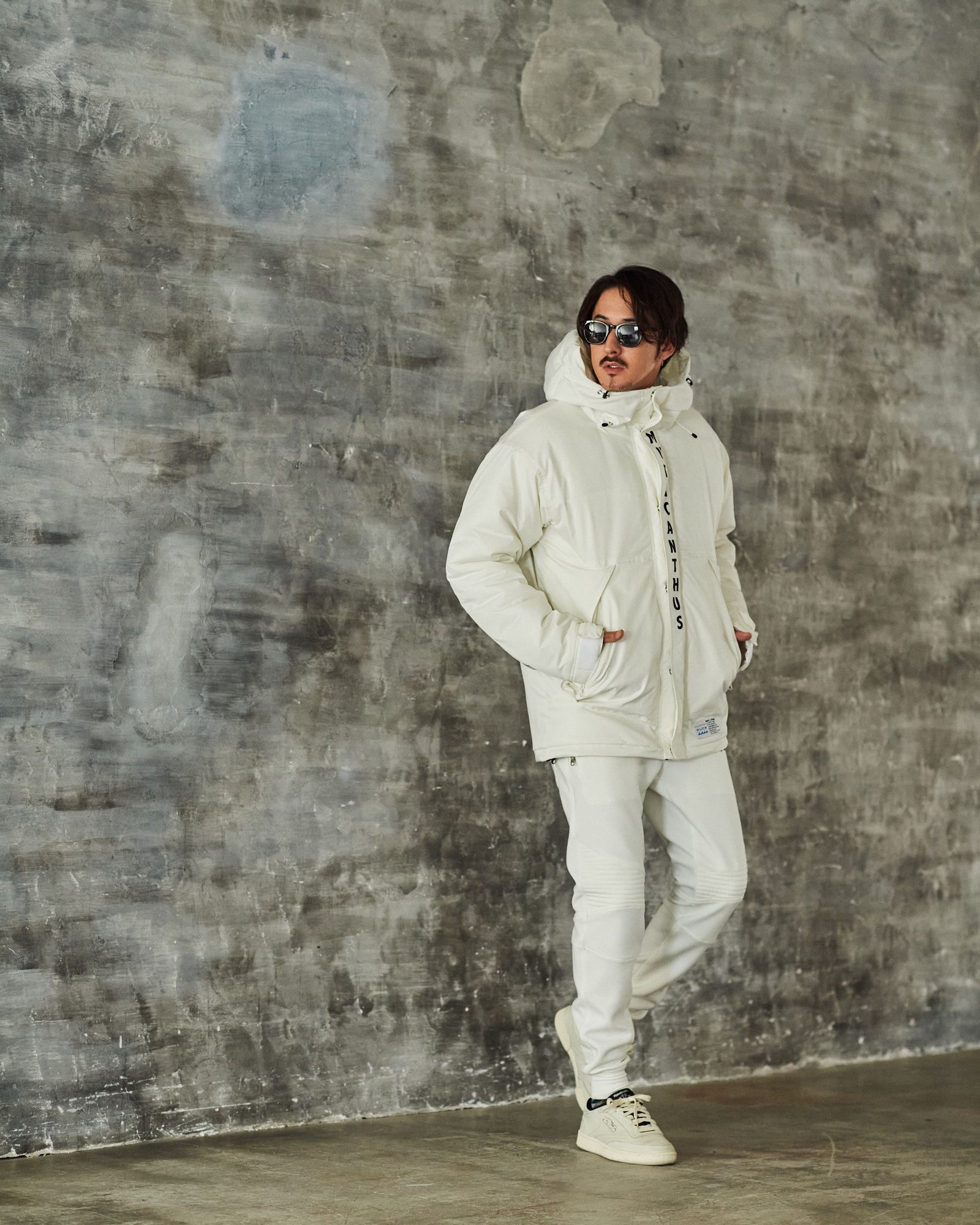 ☆先行予約販売2025年11月下旬～12月下旬頃入荷予定☆ ACANTHUS × muta MARINE / muta LIMONTA Mountain Puffy Jacket  / マウンテンパフィジャケット / WHITE 【MA2529】