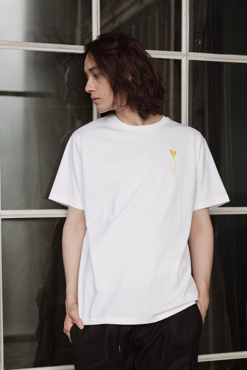 Tシャツ / Tiphanie / WHITE x YELLOW