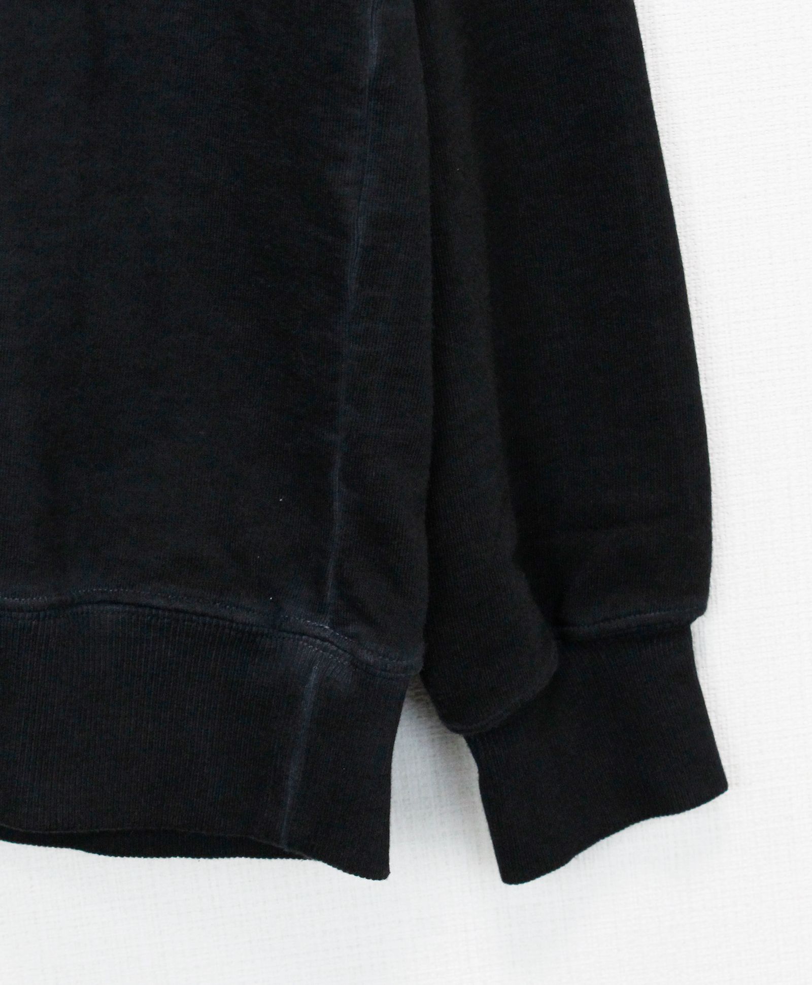 スウェット / CROCHET SWEATSHIRT / BLACK 【SRW 720】