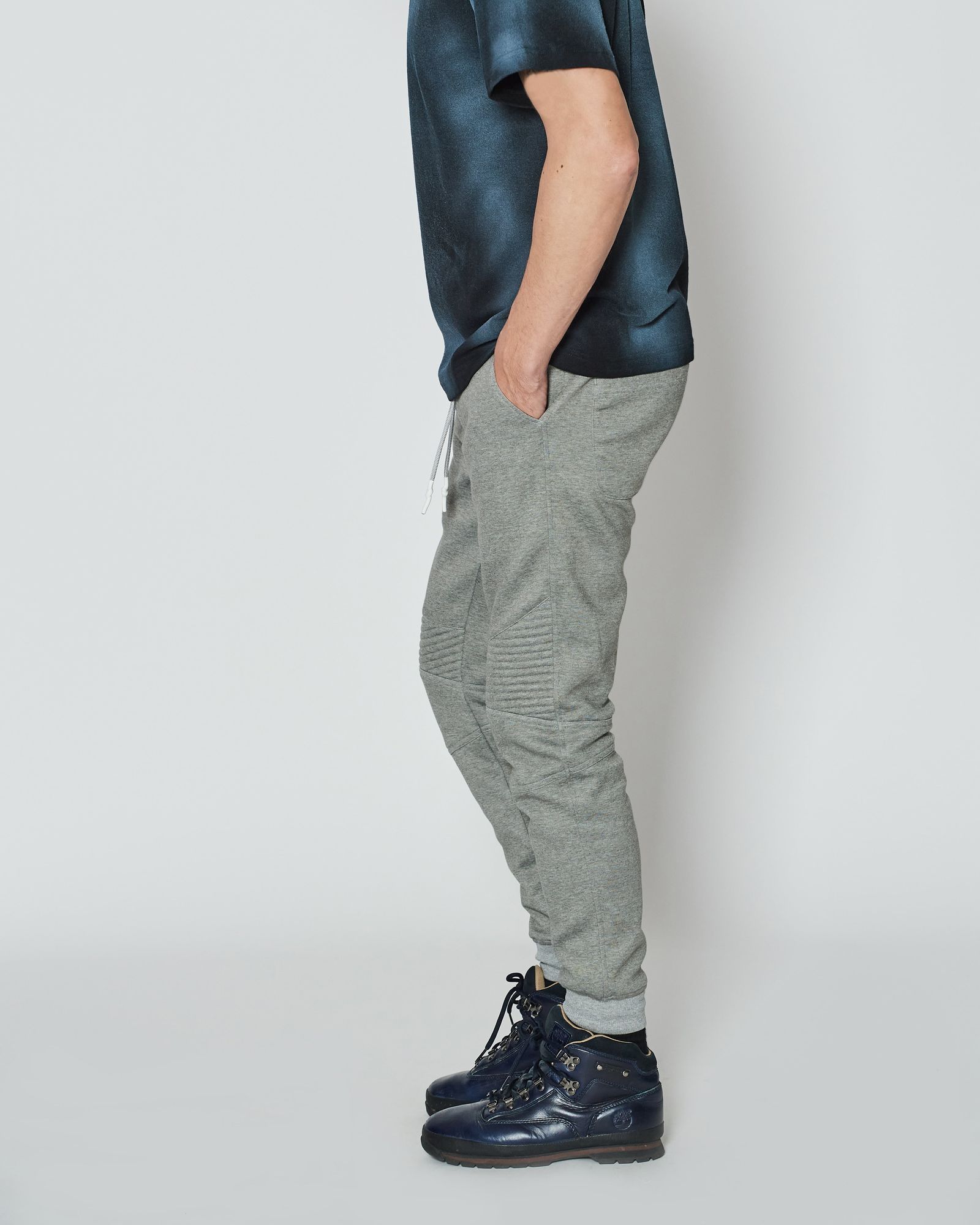 ACANTHUS / Double-knit Biker Pant / バイカー パンツ / GREY / [PT2403]