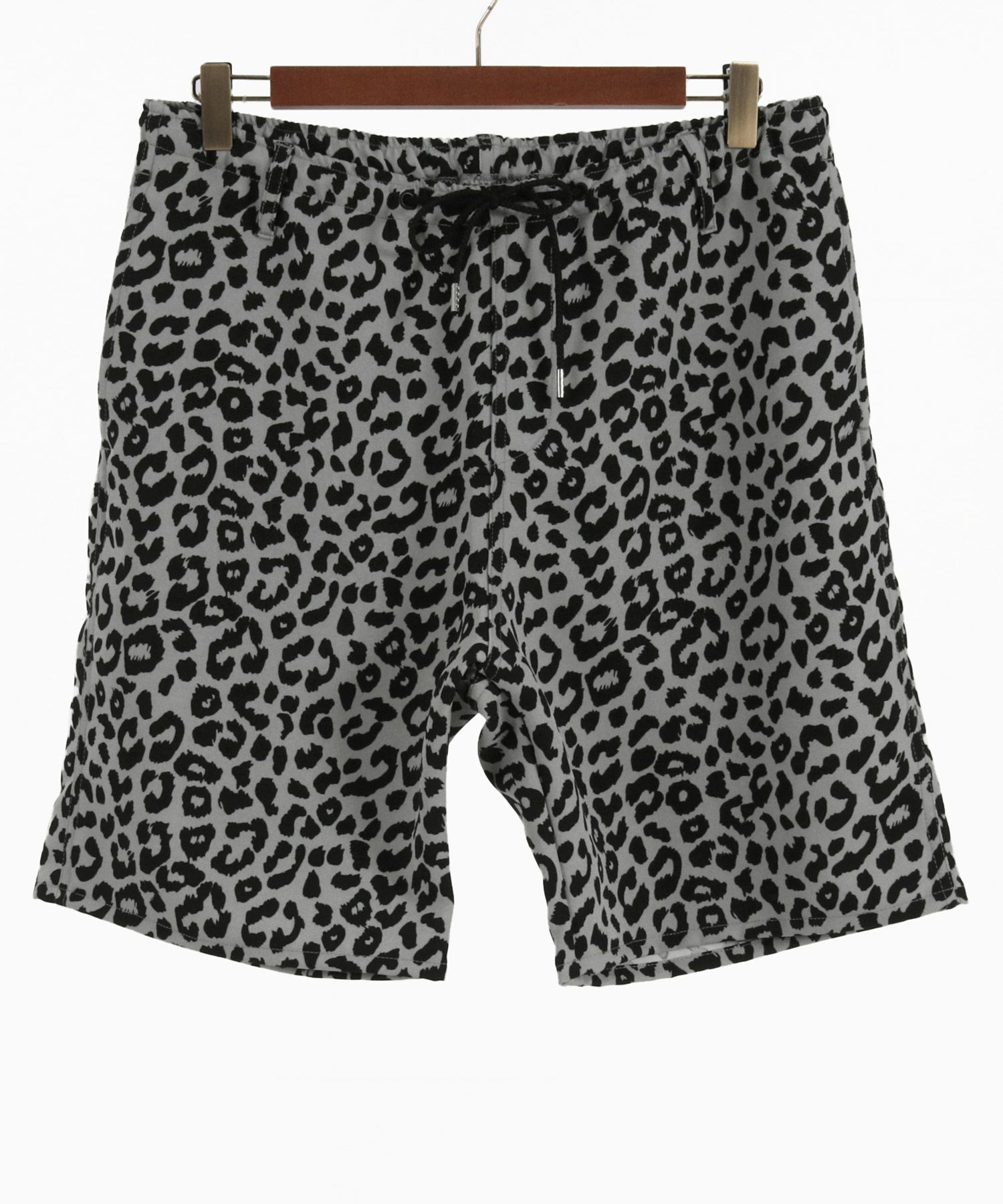 レオパードプリント ショートパンツ Mサイズ SENSE.OF.FUN - レオパード柄ショートパンツ / グレー【630056