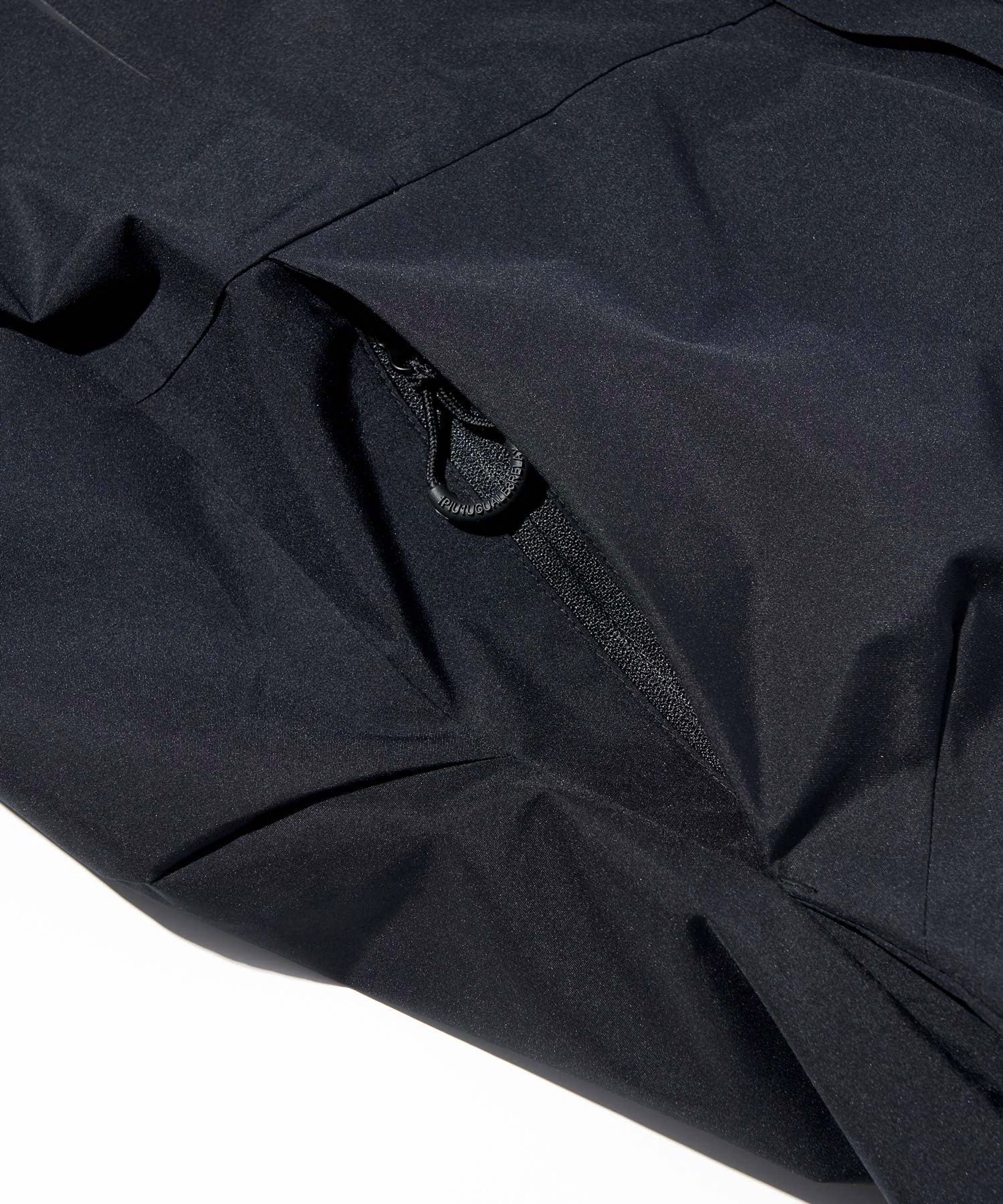 ☆先行予約☆1PIU1UGUALE3 RELAX × +phenix / トランスフォームマウンテンパーカー WINDSTOPPER プロダクト by GORE-TEX LABS /ウィンドストッパー / ゴアテックス  / ブラック【USO-26130】