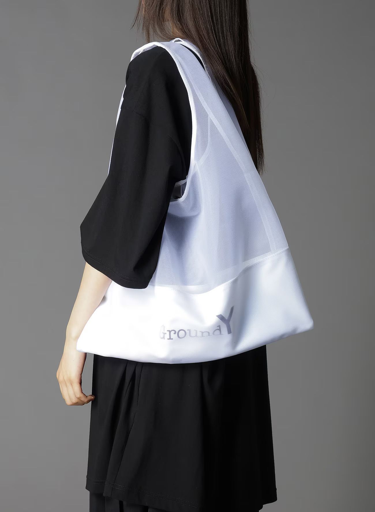 MESH TOTE BAG / メッシュトートバッグ / ホワイト [GP-I04-950-2]