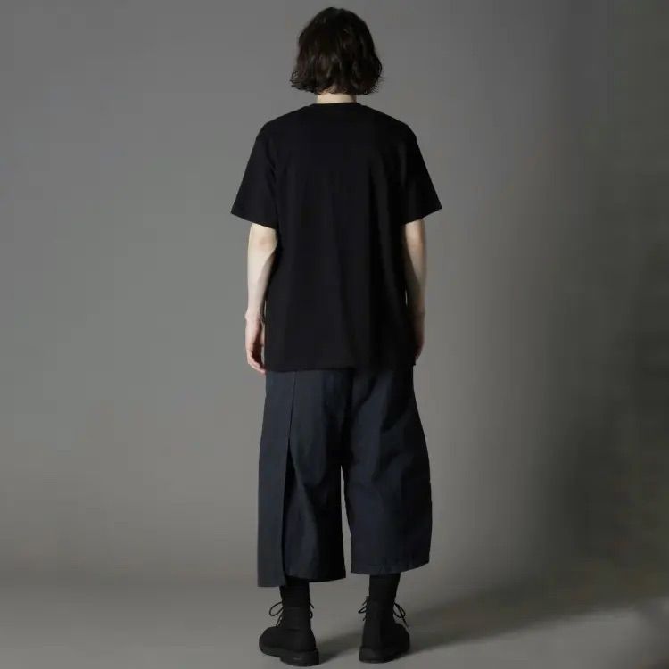 20/COTTON JERSEY LILLY GRAPHIC T-SHIRT / BLACK [GL-T77-070-2-03]