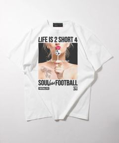 【FOOTBALLITIS】[LADY LUCK] Tシャツ / WHITE [261324CD]