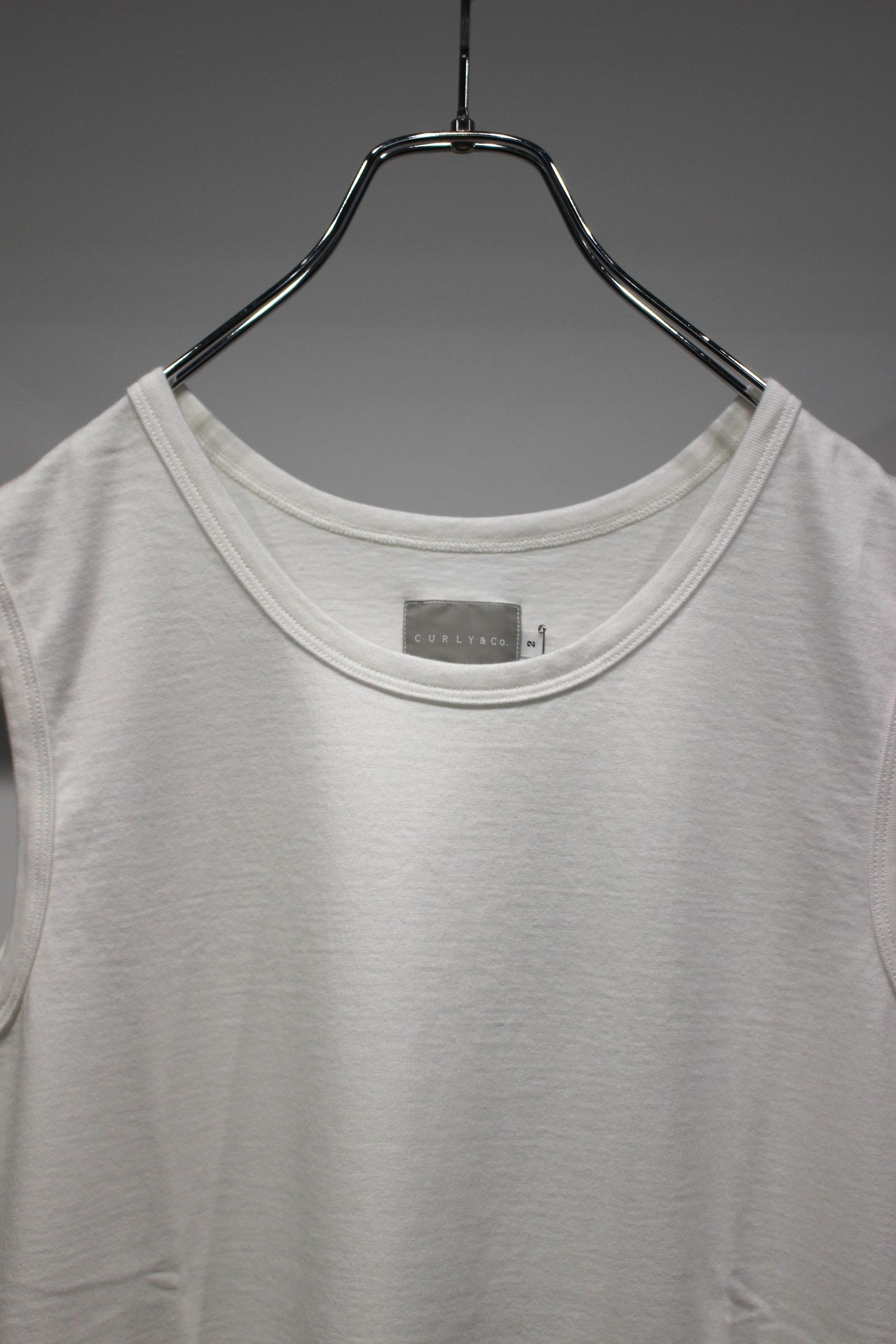 BASIC COTTON TANK TOP | WHITE | タンクトップ