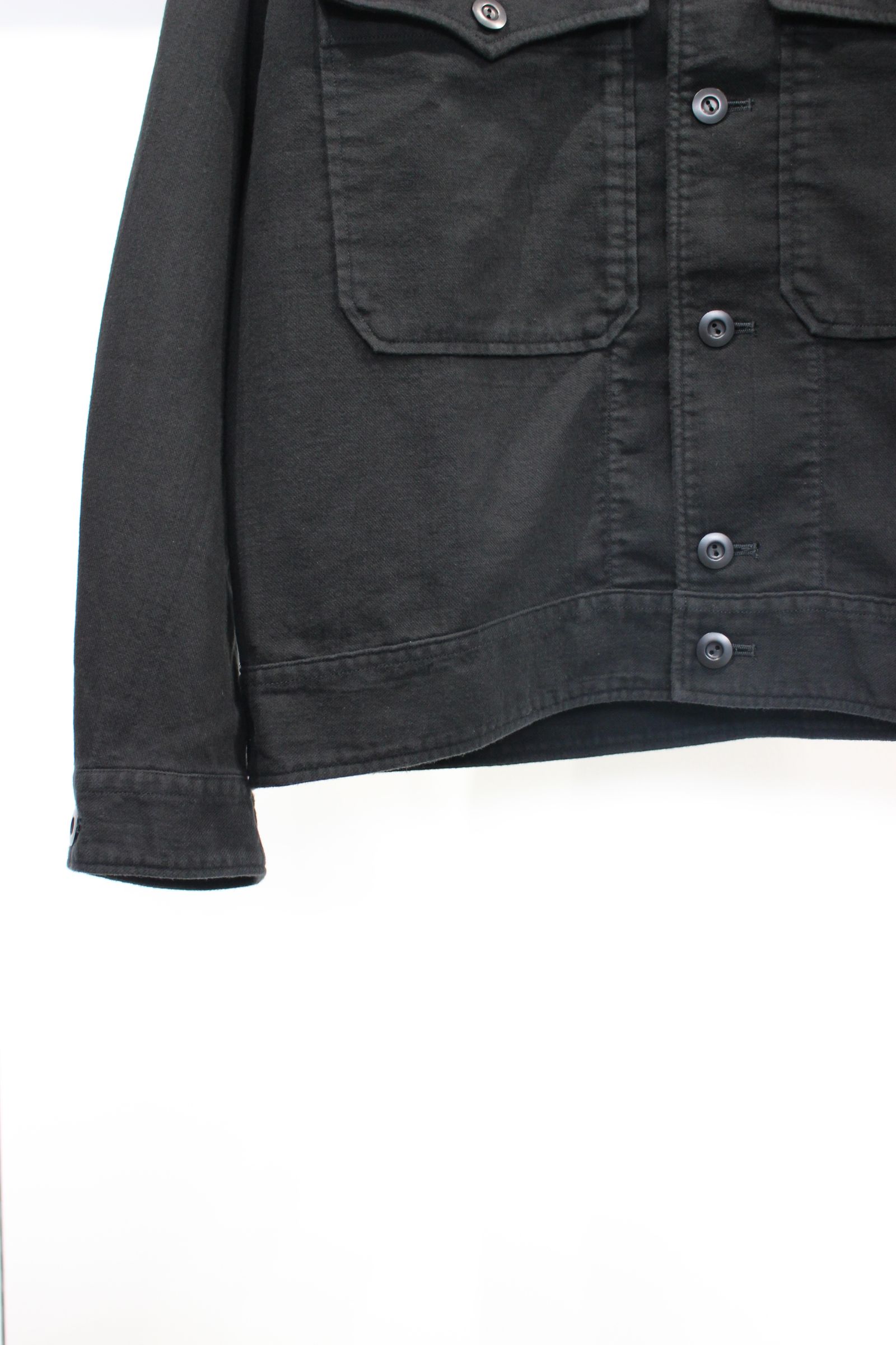 HREINN BLOUSON | BLACK | シャツブルゾン
