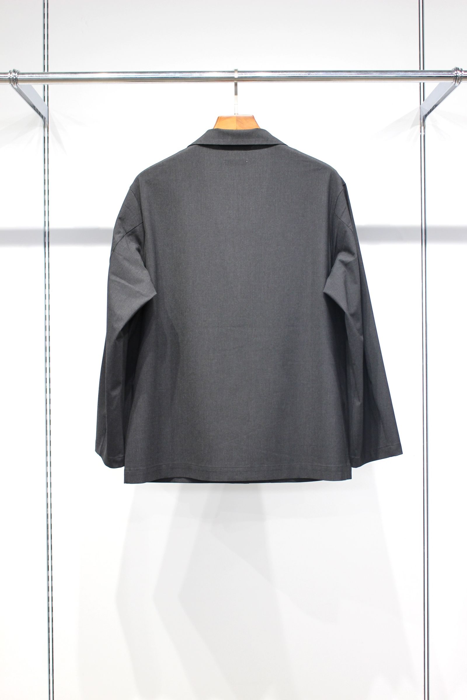 TAILORED JACKET & EASY TROUSERS (SET UP) | CHARCOAL | テーラードセットアップ