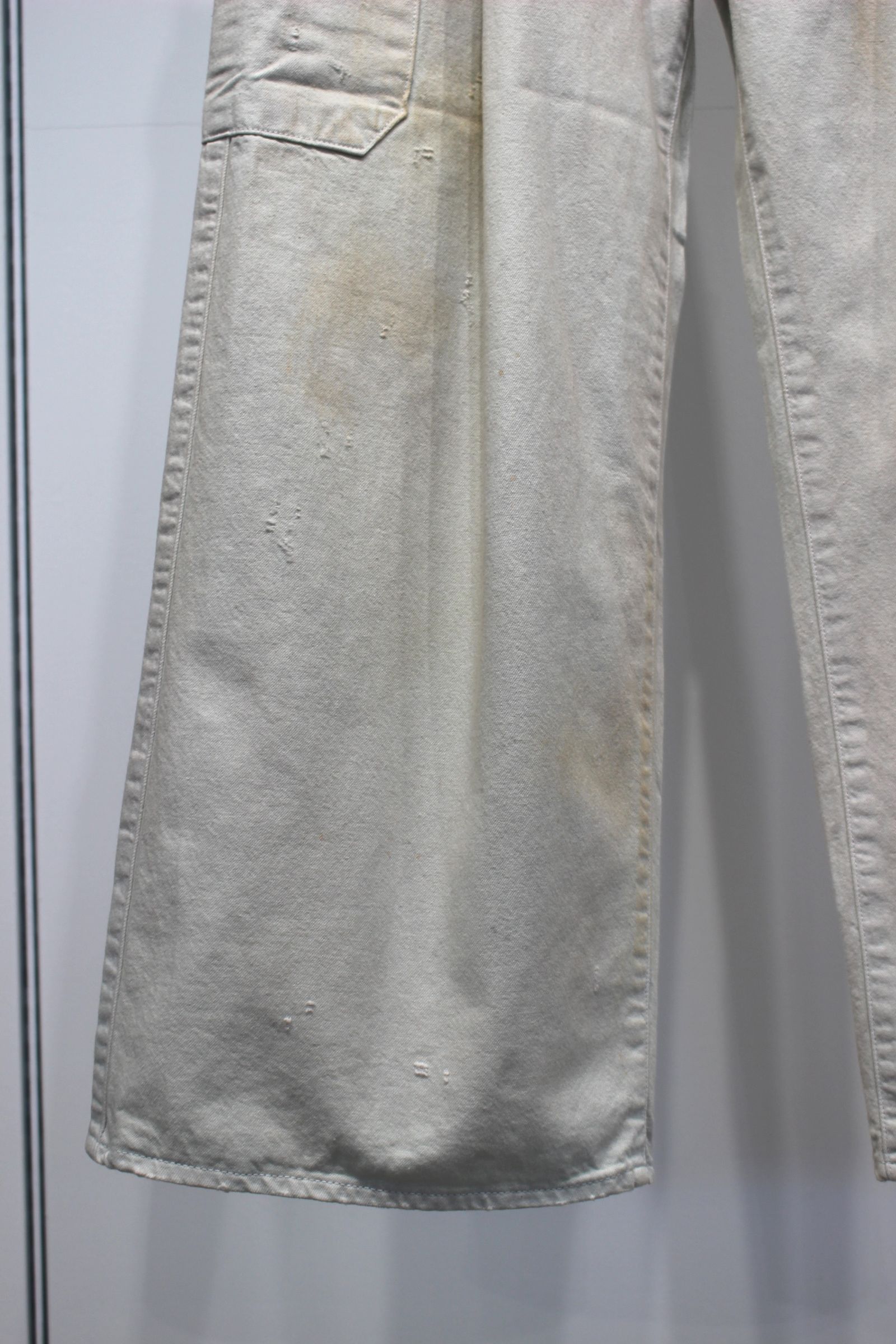 DENIM PAINTER PANTS | G.WHITE | ペインターパンツ