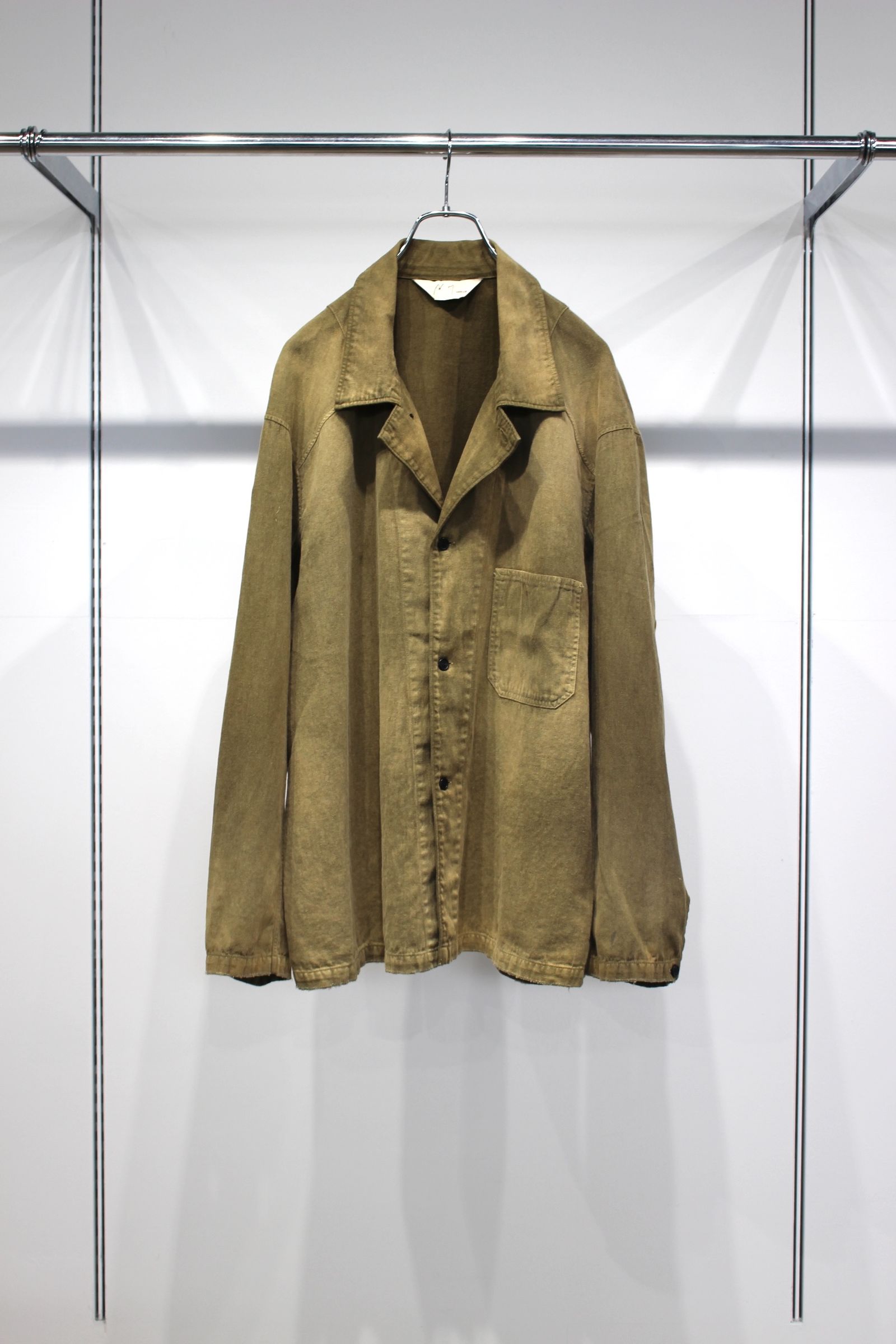 FADED L/C WORK SHIRT | OLIVE | シャツジャケット