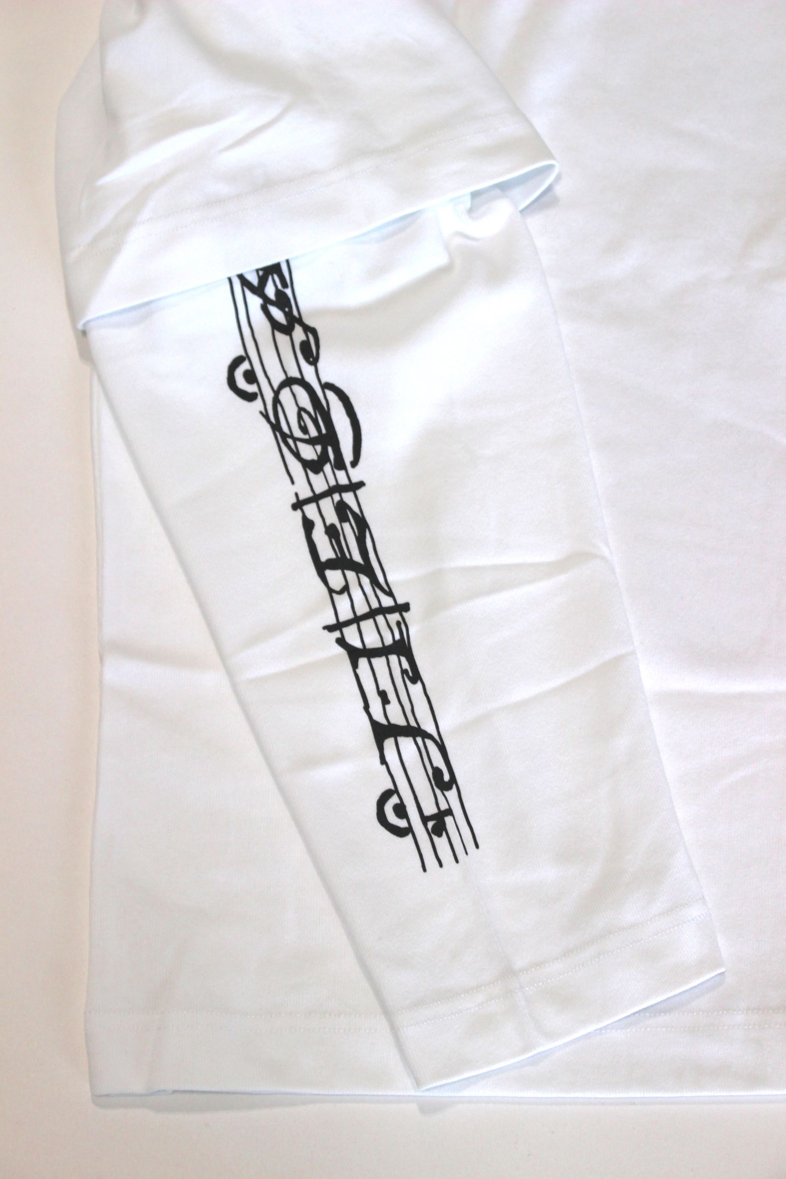 PATCH LAYERED MOC NECK L/S T-SHIRT/カットソー