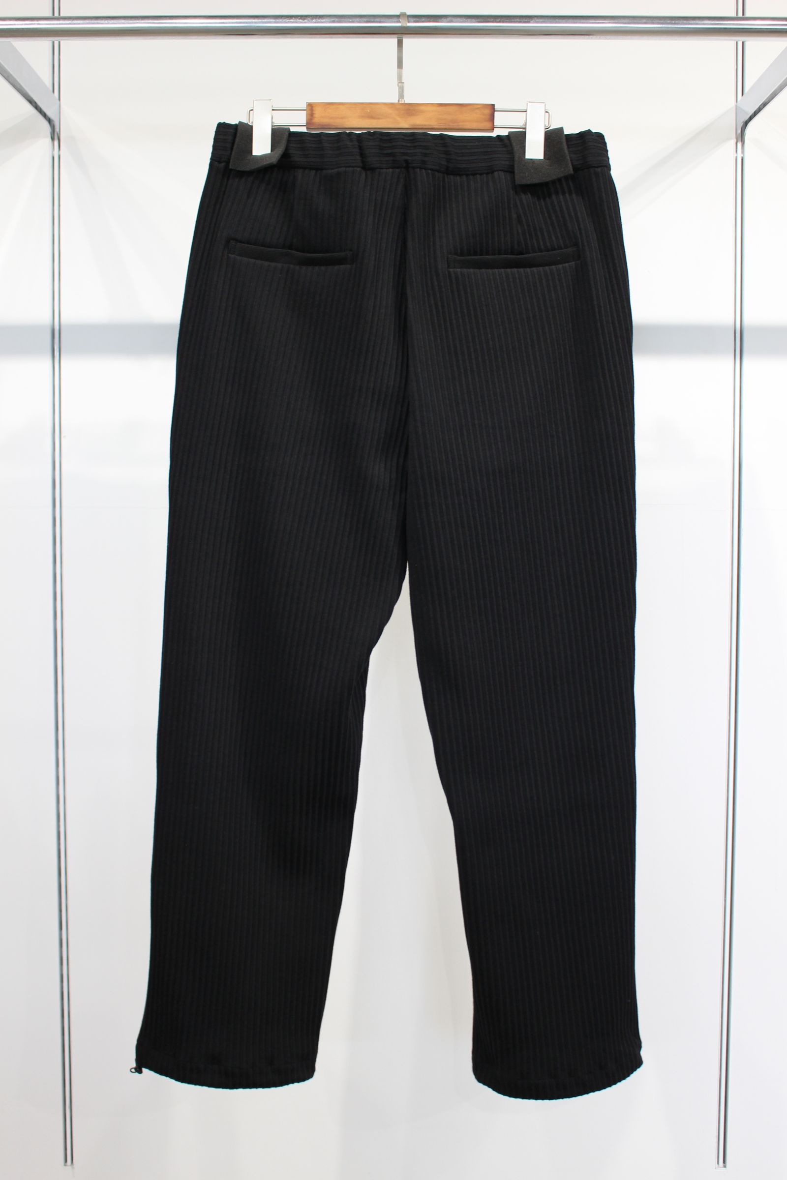 ACCORDION RIB EASY PANTS/リブイージーパンツ