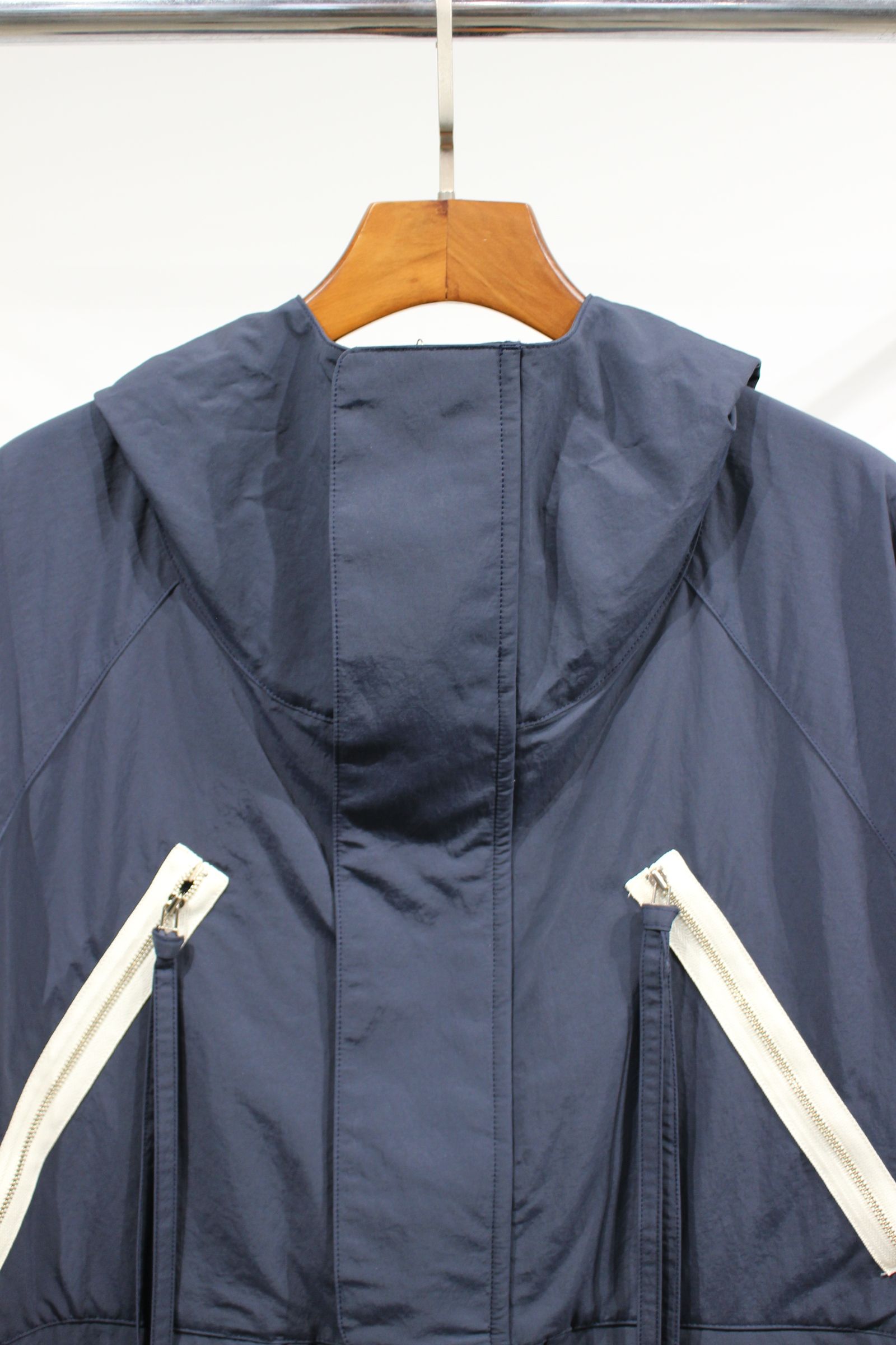 my beautiful landlet - [ラスト1点] NYLON TAFFETA ANORAK HOODIE 