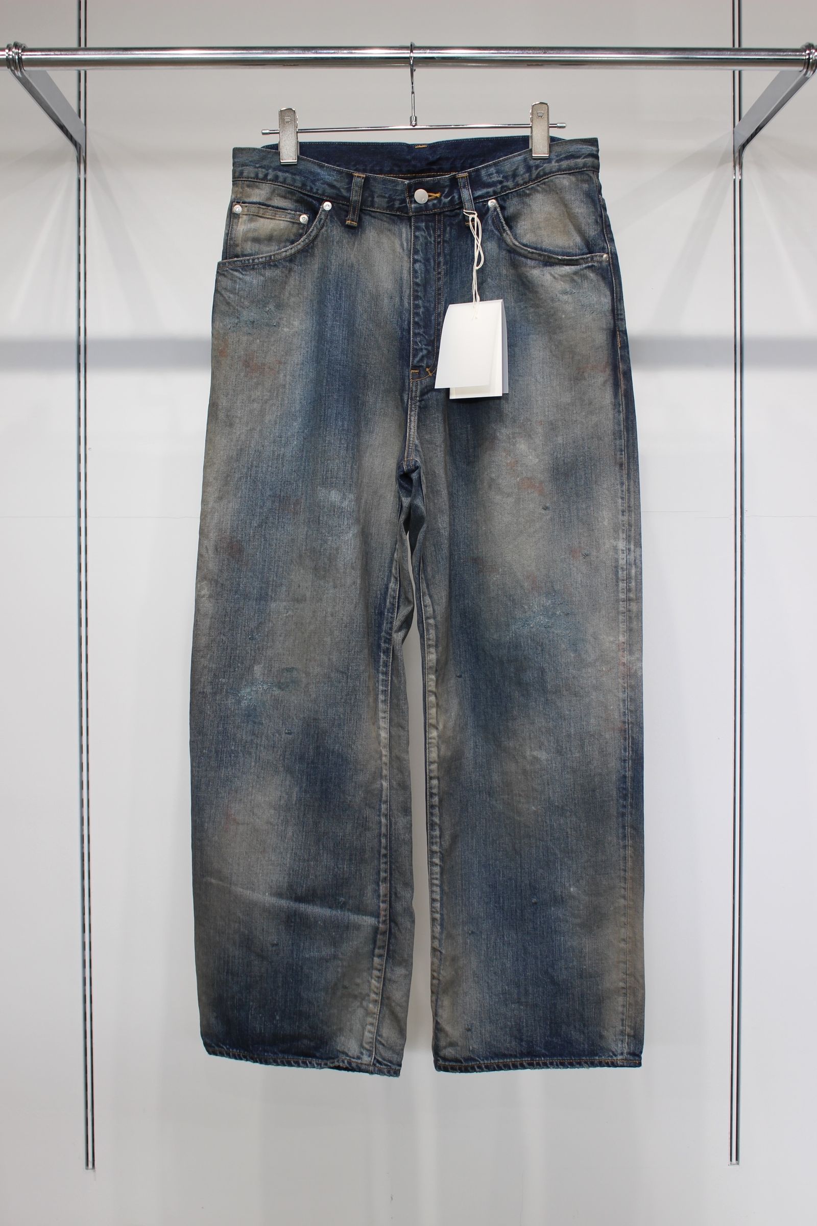 AGING MIDDLE STRAIGHT 5P DENIM PANTS | INDIGO | デニムパンツ