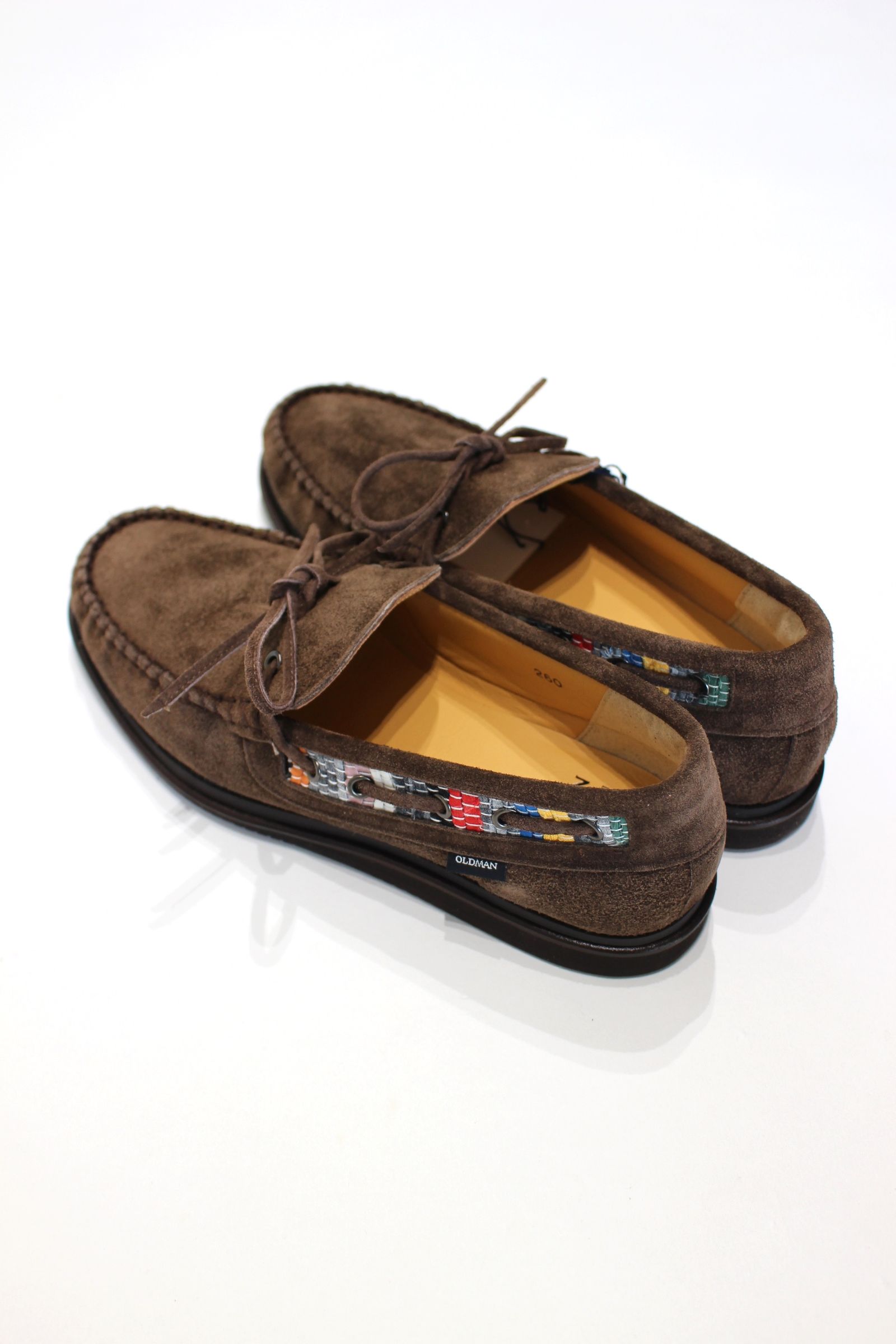 OLDMAN オールドマン モカシン SURF BEIGE VELOUR