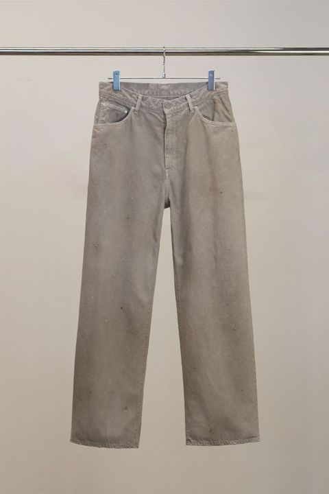 AGING MIDDLE STRAIGHT 5P DENIM PANTS | GRAY | デニムパンツ