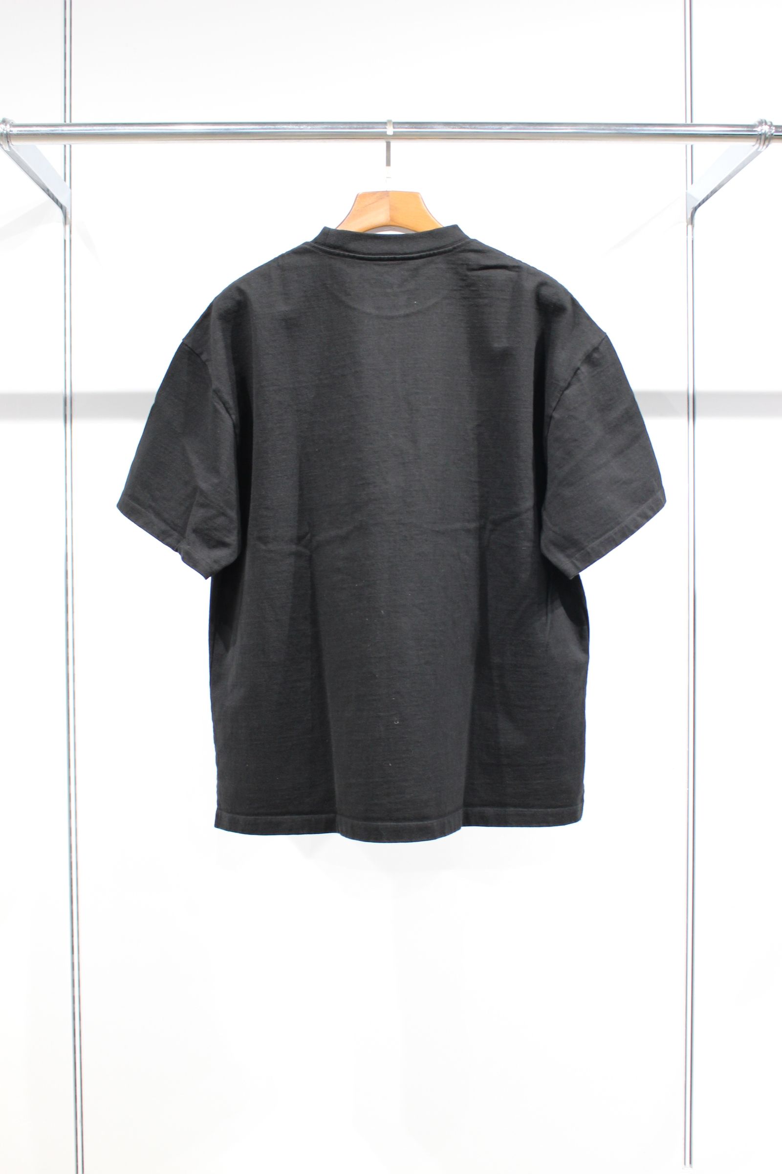 Pocket tee/BLACK