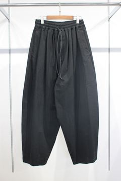 COTTON NYLON BIO PEACH WIDE EASY PANTS/ワイドイージーパンツ