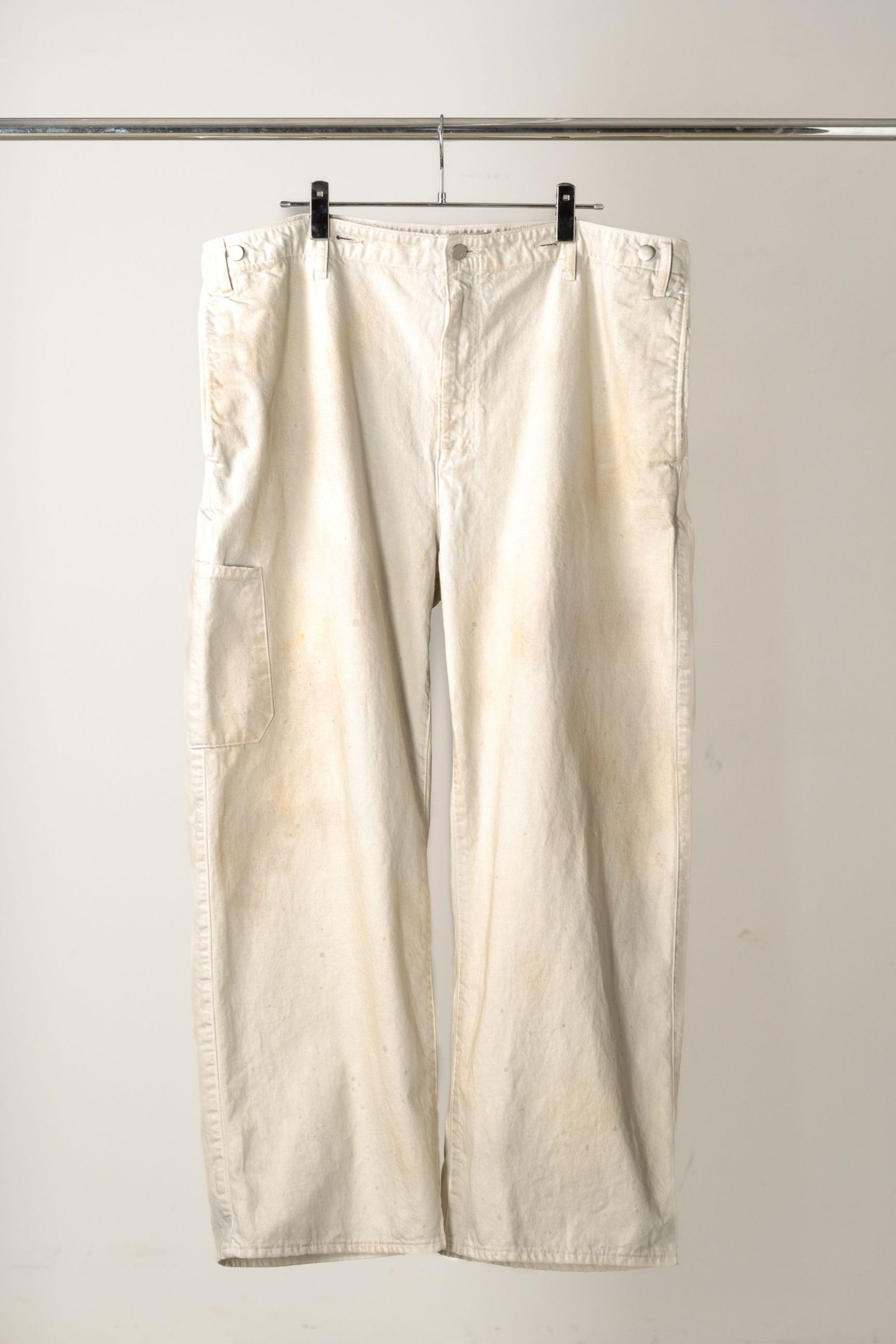 DENIM PAINTER PANTS | G.WHITE | ペインターパンツ