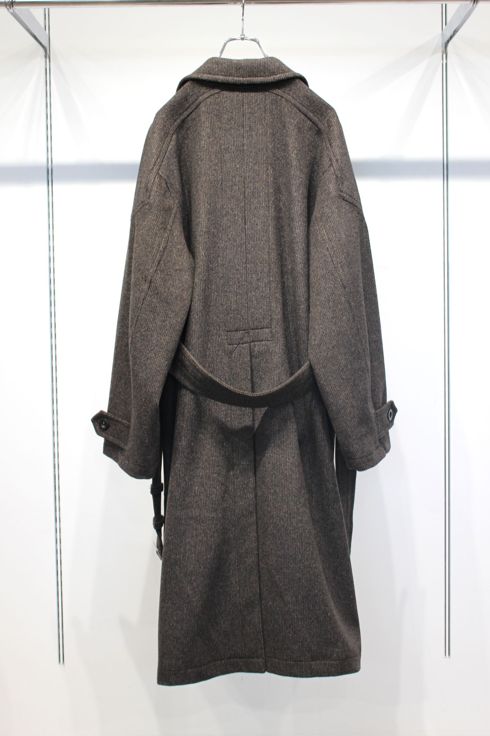 WOOL BLANKET BALMACAAN COAT | D.BROWN | コート