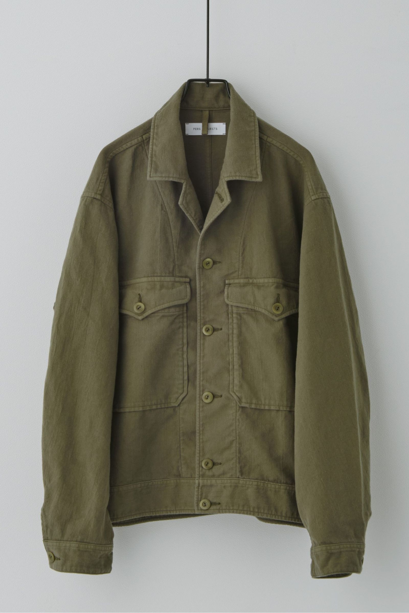 HREINN BLOUSON | OLIVE | シャツブルゾン