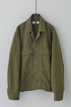 HREINN BLOUSON | OLIVE | シャツブルゾン