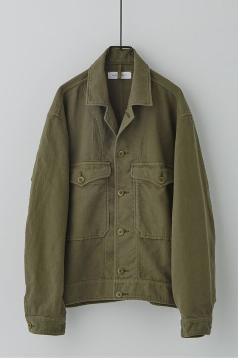 HREINN BLOUSON | OLIVE | シャツブルゾン