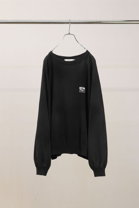 LIGHT LOOP SWEAT SHIRT | BLACK | スウェット