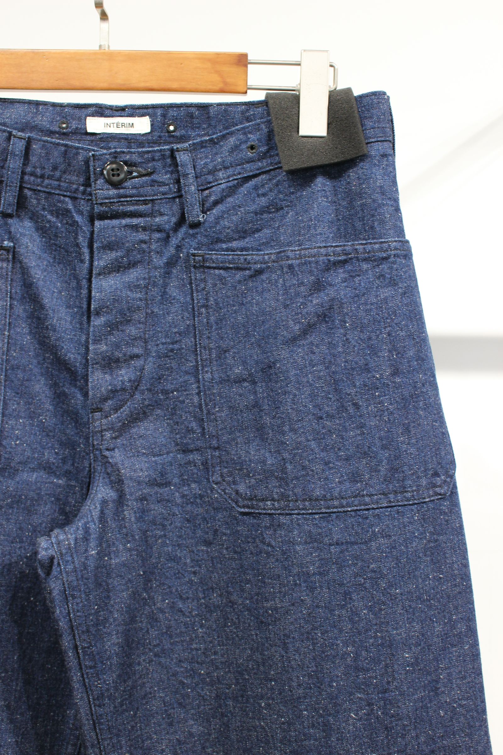 INTERIM - 1940'S WW2 US.NAVY SELVEDGE NEP DENIM TROUSER/NEP NAVY